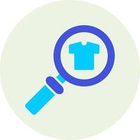 Cloth Search Vecto Icon vector