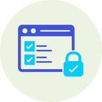 Secure Data Vecto Icon vector