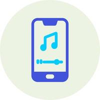 Mobile Music Player Vecto Icon vector