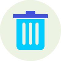Dustbin Vecto Icon vector