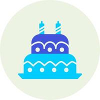 Birthday cake Vecto Icon vector