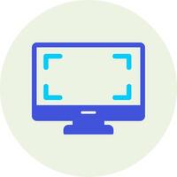 Monitor Vecto Icon vector