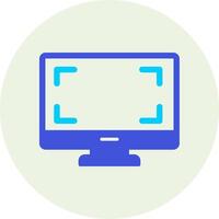 Monitor Vecto Icon vector