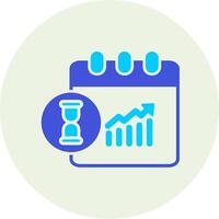 Work Dead Line Vecto Icon vector