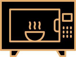 microondas horno vecto icono vector