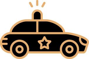 Police Car Vecto Icon vector