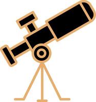 Telescope Vecto Icon vector