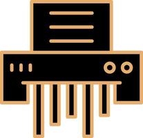 Paper Shredder Vecto Icon vector