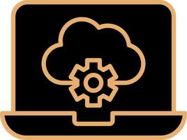 Cloud Computing Vecto Icon vector