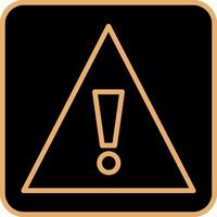 Caution Sign Vecto Icon vector