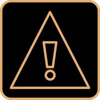 Caution Sign Vecto Icon vector