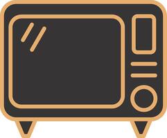 Old Tv Vecto Icon vector