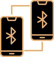 Phone Bluetooth Connected Vecto Icon vector