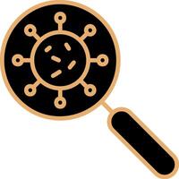 Virus Search Vecto Icon vector