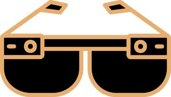 Smart Glasses Vecto Icon vector