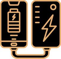 Portable Battery Vecto Icon vector