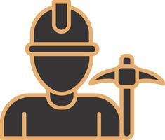 Miner Vecto Icon vector