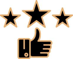 Rating Vecto Icon vector