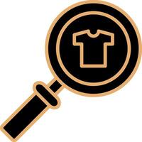 Cloth Search Vecto Icon vector