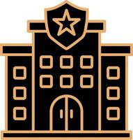 Police Station Vecto Icon vector