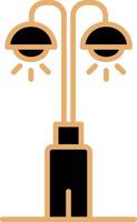 Park Lamp Vecto Icon vector