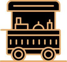 Food Cart Vecto Icon vector