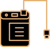 External Hard Drive Vecto Icon vector