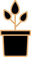 Plant Pot Vecto Icon vector