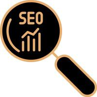 Seo Search Vecto Icon vector