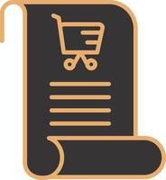 compras lista vecto icono vector