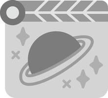 espacio película vecto icono vector