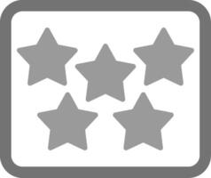 Five Star Vecto Icon vector