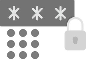 Passcode Vecto Icon vector