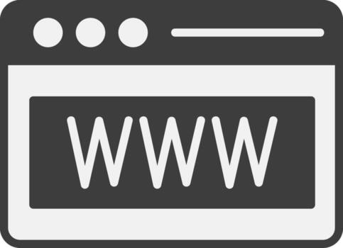 Web Browser Vecto Icon vector