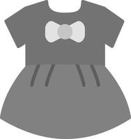 Baby Girls Dress Vecto Icon vector