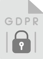 GDPR Vecto Icon vector