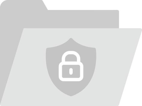 Secure Folder Vecto Icon vector