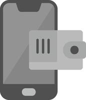 Mobile Wallet Vecto Icon vector