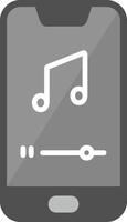 Mobile Music Player Vecto Icon vector