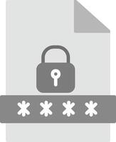 File Password Vecto Icon vector