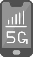 5g teléfono inteligente vecto icono vector