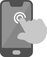 Touch Screen Vecto Icon vector