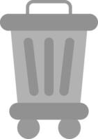 Trash Bin Vecto Icon vector