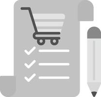 Shopping List Vecto Icon vector