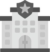 policía estación vecto icono vector