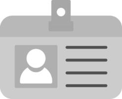 Identification Card Vecto Icon vector