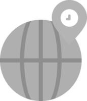 Globe Location Vecto Icon vector