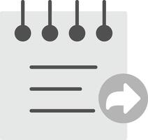 Notes Share Vecto Icon vector