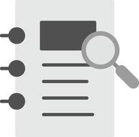 Notepad Search Vecto Icon vector