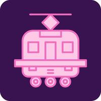 Tram Vecto Icon vector